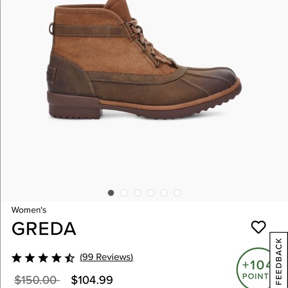 UGG Shoes - Ugg Greda Duck Boot Brown Size 7